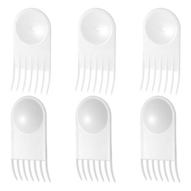 Imagem de KFHENSOMR 6 peças de ferramenta de limpeza de picador de legumes, garfo, picador de salada, cebola, cortador de legumes, escova de limpeza para picadores de vegetais, pente de limpeza de frutas