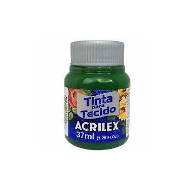 Imagem de Tinta de tecido Acrilex verde pinheiro 546 37ml