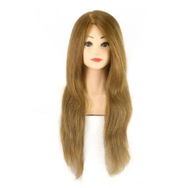 Imagem de Cabeça de Manequim para Treino CH-SD-24 100% Natural #405