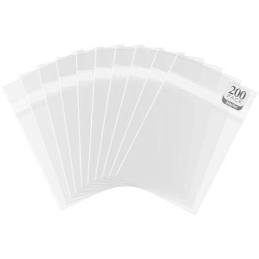 Imagem de Golden State Art, Sacos de armazenamento de mangas transparentes sem ácido de 7,6 cm x 10 cm serve para cartões de impressão 3x4, joias, lembrancinhas de festa (tamanho da bolsa: 3 1/8 x 4 1/8|200