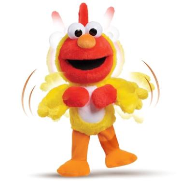 Imagem de SESAME STREET Chicken Dance Elmo Feature 13 Inch Plush, Dancing Plush, Stuffed Animal, Kids Toys for Ages 2 Up by Just Play