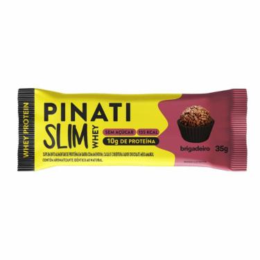 Imagem de Barra de Proteína Pinati Slim Whey Brigadeiro com Whey Protein e 10g de Proteína 35g