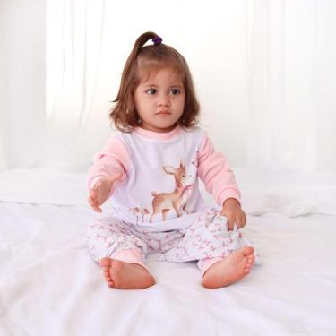 Imagem de Pijama Juvenil Cotton Confortável Noites de Sono Tranquilas e Cheias d