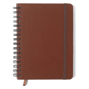 Imagem de Agenda Planner CÍCERO Wire-o 2026 Semanal Anotações 80fls, Café