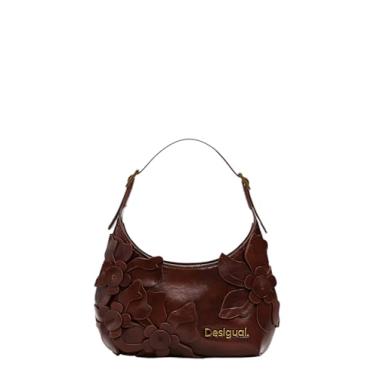 Imagem de Desigual Acessórios PU em toda a bolsa de corpo, Marrom