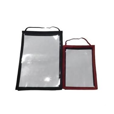 Imagem de Kit com 10 Pastas Sanfonadas Organizadoras A4 em Plástico com Divisórias para Documentos - Porta Ordens de Serviço, Uso Escolar e Escritório(CINZA,A4 (24x34cm))