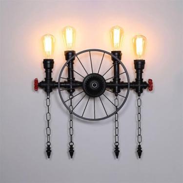 Imagem de Luminárias de parede para sala de estar Luminária de parede LED geométrica branca Abajur de acrílico com interruptor rotativo 12W Luminária ajustável para quarto Corredor Banheiro Espelho Fa