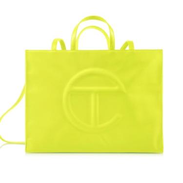 Imagem de TELFAR Bolsa de compras grande, Marcador amarelo, Large, Grande - Marcador amarelo