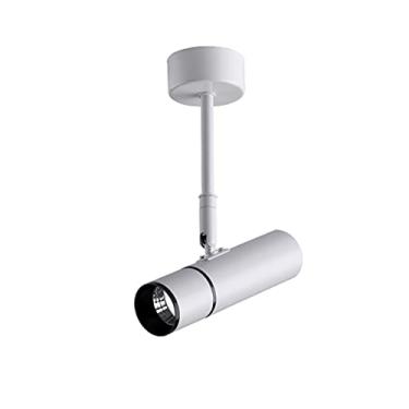 Imagem de Iluminação de trilho LED preta moderna com cabeças de luz giratórias, lâmpadas LED de 12 W, luminárias de teto embutidas para sala de estar, sala de jantar, corredor, bar, design com 3 luzes