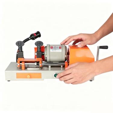 Imagem de MáQuina De CóPia De Chaves Duplicadora, Equipamento AutomáTico De PrecisãO Unipolar, Para Chaves De Fechadura De Porta E Carro, Para Iniciantes E Chaveiros De Barraca