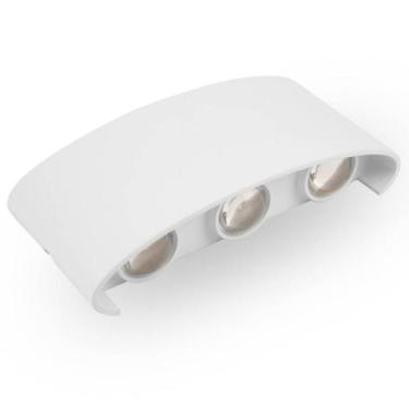 Imagem de Arandela Frisada Parede Externa Interna Led 6w Branco Quente - LCG Ele