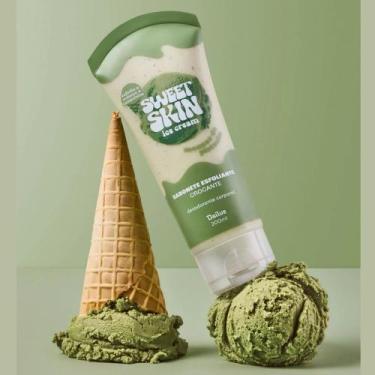 Imagem de Dailus Sweet Skin Kit Mousse Pistache Sabonete Esfoliante + Creme Hidr