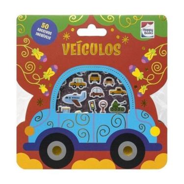 Imagem de Livro Com Adesivos Fofinhos: Veículos