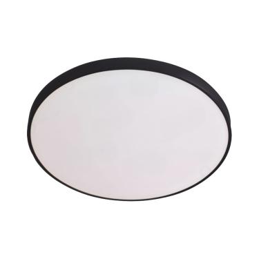 Imagem de Plafon Dualis Redondo Preto 40cm Led 36W 3 em 1 Dip Switch Bivolt