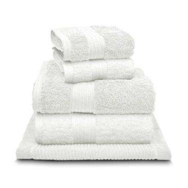 Imagem de Jogo De Toalhas Branca 5 Peças Intense Appel Home