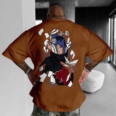 Imagem de Camiseta Oversized Street Treino Academia Akatsuki Konan Pain - Fábric