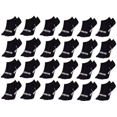 Imagem de Kit 24 Pares de Meias Puma Sapatilha Esportiva Feminina