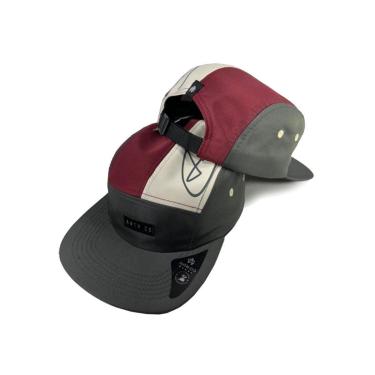 Imagem de Boné Anth Co Five Panel Half Signature Cinza Bordô-Masculino