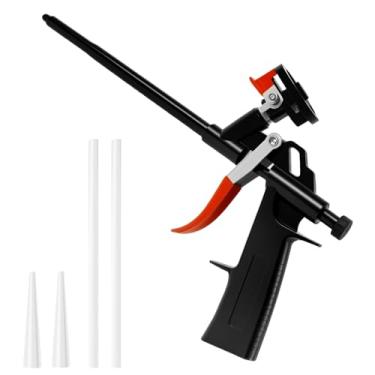 Imagem de Pulverizador de espuma expansível não requer pulverizador de espuma expansível mais limpo para calafetagem, enchimento e selagem, ferramenta versátil de pulverização de espumas de alta eficiência para