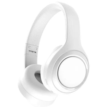 Imagem de Fone de Ouvido Bluetooth Headset Esportivo Regulável para Corrida Academia e Treinos Fitness (Branco)