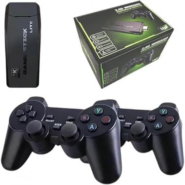 Imagem de GAME STICK Retrô 2.4G Wireless Mini Game 64GB 20.000 Jogos sem Fio LH-68, Mini GAME