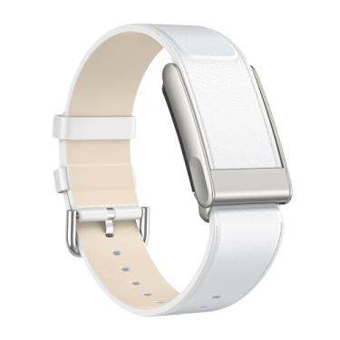 Imagem de Y-Kocos Pulseira de couro compatível com WHOOP 5.0 One e Peak, pulseiras de substituição de couro genuíno macio ajustável para Whoop 5.0 Sleep, acessório para saúde e fitness