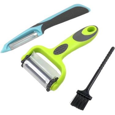 Imagem de Conjunto de ferramentas de cozinha de aço inoxidável, design deslizante para vegetais, frutas, conjunto de eletrodomésticos de cozinha