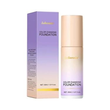 Imagem de Base Líquida Mágica Que Muda De Cor Lakerain, Hidratante, Leve, De Lon