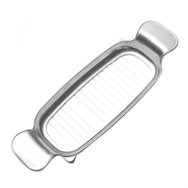 Imagem de uvbws Fatiador de queijo de aço inoxidável, cortador de manteiga, haste única, máquina de corte de manteiga portátil multiuso adequada para bloco de queijo, manteiga, frutas macias e lava-louças