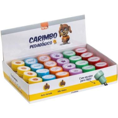 Imagem de Carimbo Pedagogico 6 Modelos Sortidos - BRW