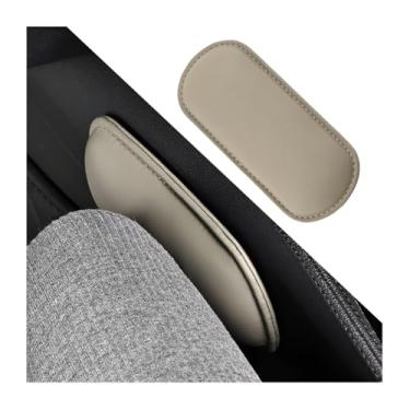 Imagem de Mandark Almofada de joelho de carro, almofada de apoio de braço de porta de veículo de espuma viscoelástica de couro para cotovelo de perna, console central automotivo confortável, acessórios de
