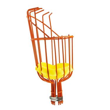 Imagem de CRAFTZONE Cabeça de cesta de colhedor de frutas, ferramenta coletora de frutas de alcance ajustável, mastro de colhedor de frutas com cesta, para apanhador de frutas maçã, manga, abacate, limão, figo