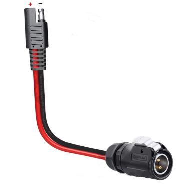 Imagem de GrayBull 10AWG cabo adaptador SAE para conector circular industrial de 2 pinos para capa de roupa de painel solar, pelúcia de ajuste, portas solares Forrest River RV, indústria de trailers de grande design