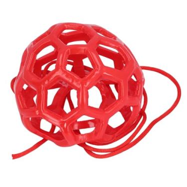 Imagem de Acouto Cavalo de Borracha Pendurado - Design Leve e Macio para Alívio do Estresse e Brincadeiras, Brinquedo de Alimentação para Casa e Fazenda (Vermelho)