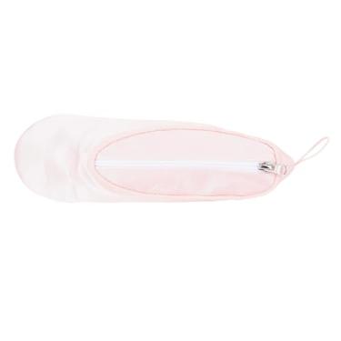 Imagem de Yinhing Estojo para Lápis de Sapato de balé, Bolsa de Maquiagem de Lona à Prova D'água para Produtos de Higiene Pessoal Cosméticos, Com Laço de Fita para Bolsas de Chaveiros, Presente