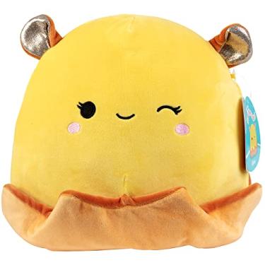 Imagem de Squishmallows 10" Bijan The Dumbo Octopus - Official Kellytoy Amazon Exclusive Plush - Adorable Soft Yellow Gold Trim Winking Octopus Stuffed Animal Toy - Great Gift for Kids - Ages 2+