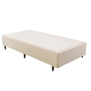 Imagem de Cama Box Base Solteiro Triumph Bordado White (88x188x39) - Herval