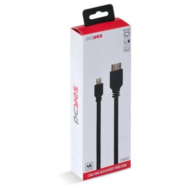 Imagem de Cabo Mini Displayport Para Hdmi 2m - Pmdph4k-2