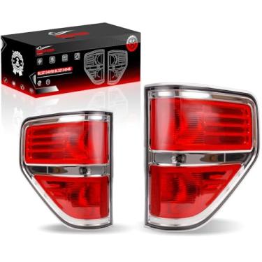 Imagem de Conjunto de luz traseira para caminhonete Ford F150 2009-2014 luzes esquerda e direita substitui OE#BL3Z13405B BL3Z13404B