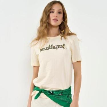Imagem de Camiseta Colcci Leaves Feminino-Feminino