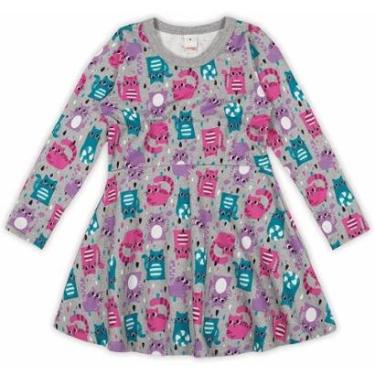 Imagem de VESTIDO INFANTIL MARISOL ESTAMPADO MANGA LONGA-Feminino