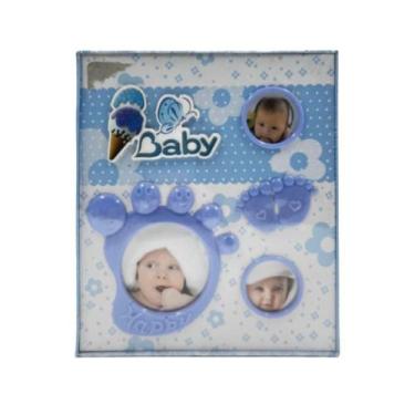 Imagem de Álbum De Fotos Do Bebê Para 80 Fotos 10X15Cm Color - Real
