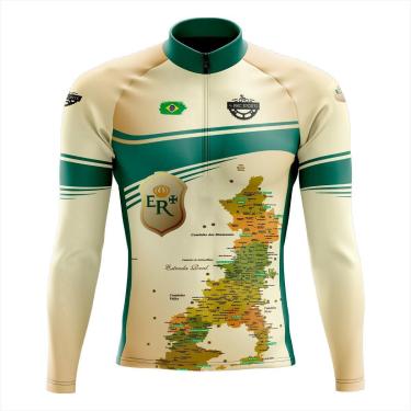 Imagem de Camisa Ciclismo Masculina Manga Longa Rkc Sports Estrada Real 79-Masculino