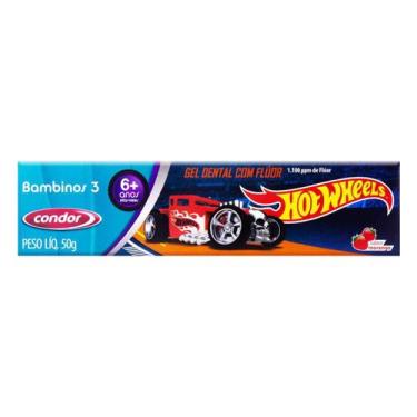Imagem de Gel Dental Condor Hot Wheels 50G