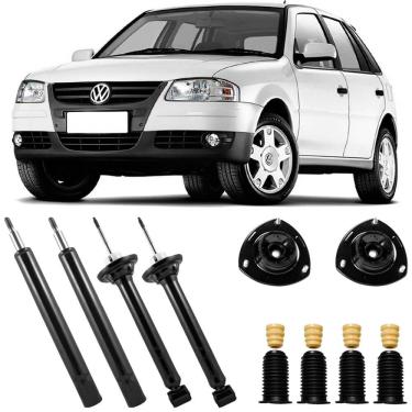 Imagem de 4 Amortecedor Gol G3 G4 Completo + Kit Original Cofap