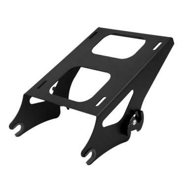 Imagem de JicSuXi Suporte para malas, suporte para bagagem de turismo, grande espaço para economizar bagagem, para bicicletas de rua, passeios de bicicleta, estrada, Preto