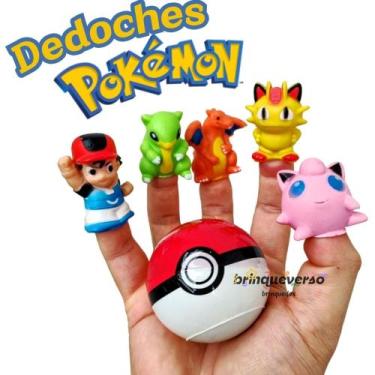 Imagem de Brinquedos Dedoches Pokémon. 10 Unidades Dedoches Encapsulados. Brinqu