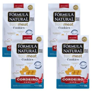 Imagem de Formula Natural Fresh Meat Cães Cookies Cordeiro PlaqueOff 150g 4 Unidades