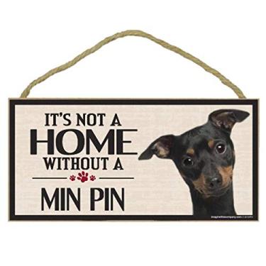 Imagem de Imagine This Placa de madeira para raças minúsculas de cães