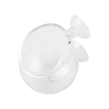 Imagem de Acouto Copo de Plantas Vivas para Aquário Com Design Inclinado Melhor Absorção de Luz - Acessórios para Peixes Plantas Paisagísticas - Não Tóxico, Vidro Com Ventosas Cultivo de Ideal